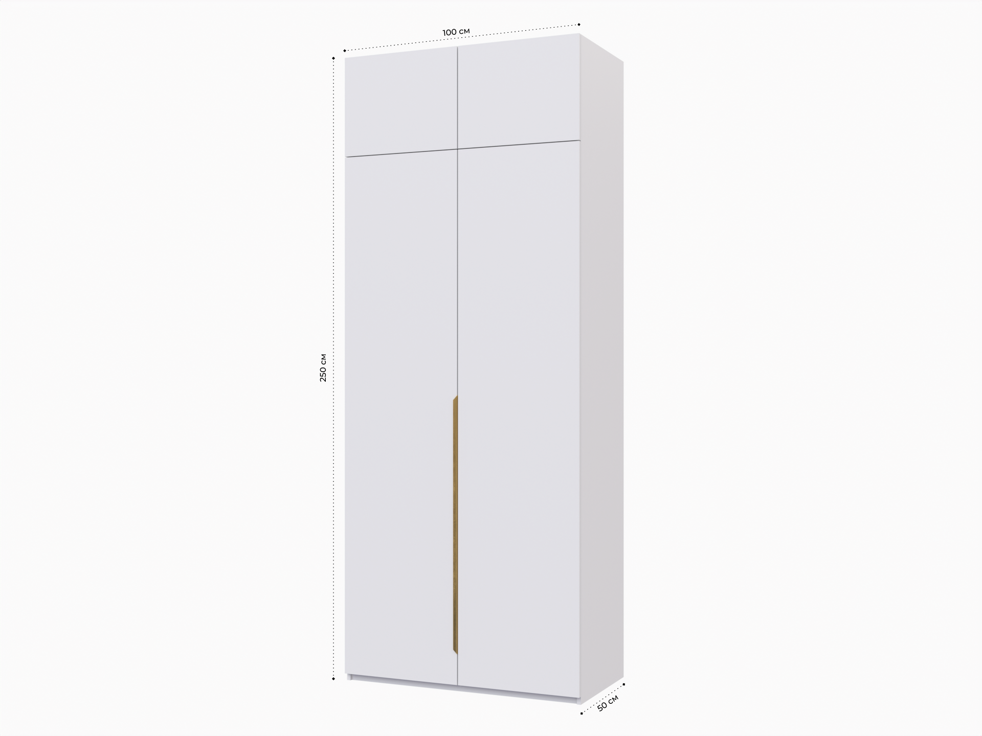 Распашной шкаф Пакс Альхейм 22 white (gold) ИКЕА (IKEA) изображение товара