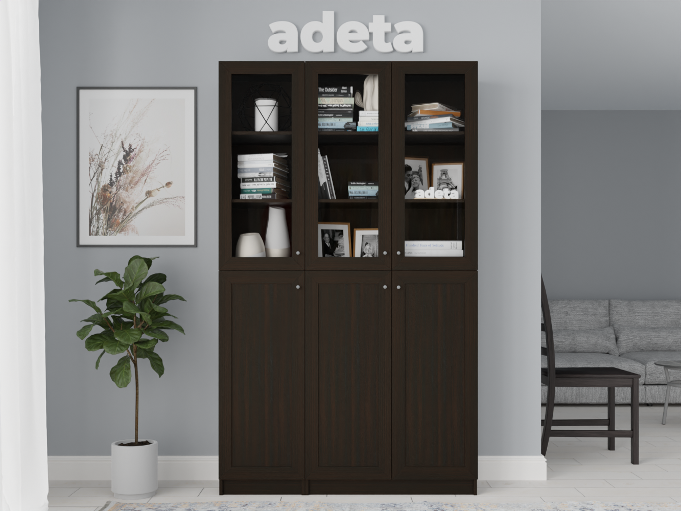 Книжный шкаф Билли 338 brown desire ИКЕА (IKEA) изображение товара