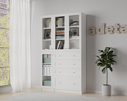 Изображение товара Книжный шкаф Билли 358 white ИКЕА (IKEA) на сайте adeta.ru