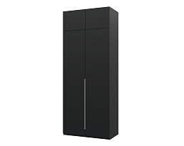 Изображение товара Распашной шкаф Пакс Альхейм 22 black (silver) ИКЕА (IKEA) на сайте adeta.ru